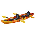 2020 New Arrival 12ft 2+1 3 seaters sit on top fishing kayak with backseat or frame chair